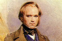 Image of a young Charles Darwin.